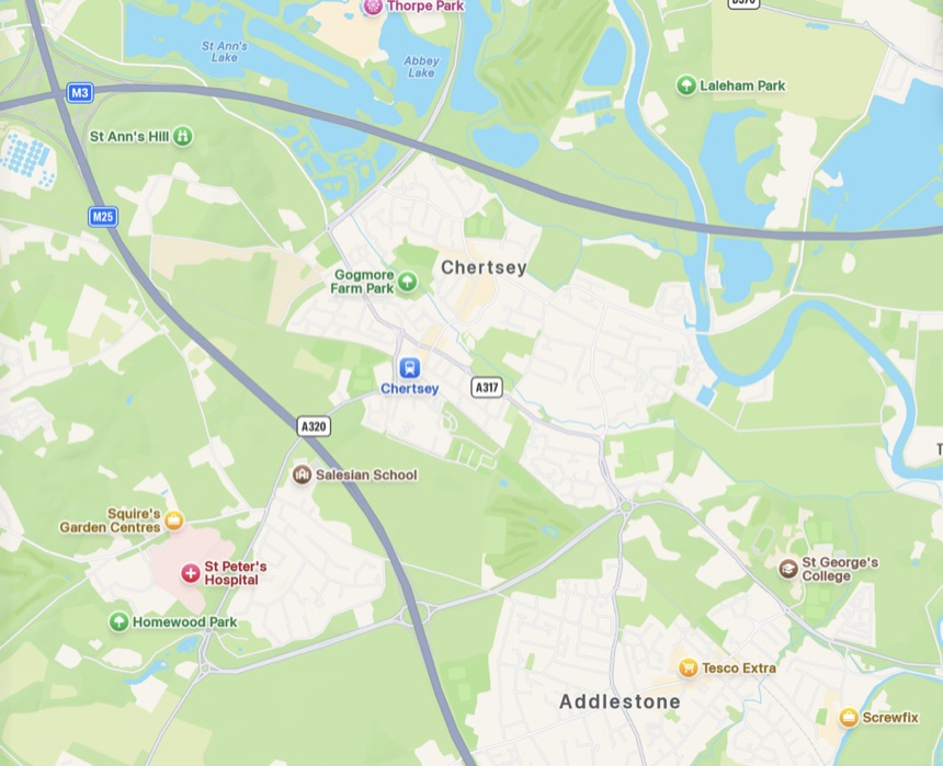 Map to Atmos Worthing